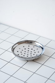 Hermia Jabonero de Acero Inoxidable Plateado BSM10520